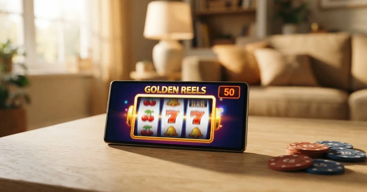Pantalla de un casino online español mostrando una promoción de tiradas gratis con el número de giros y el valor por tirada destacados