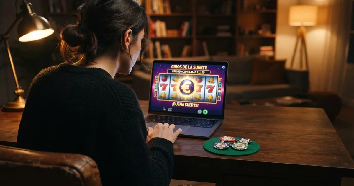 Comparativa de casinos online españoles con ofertas de tiradas gratis sin depósito en una pantalla de ordenador con fichas de casino