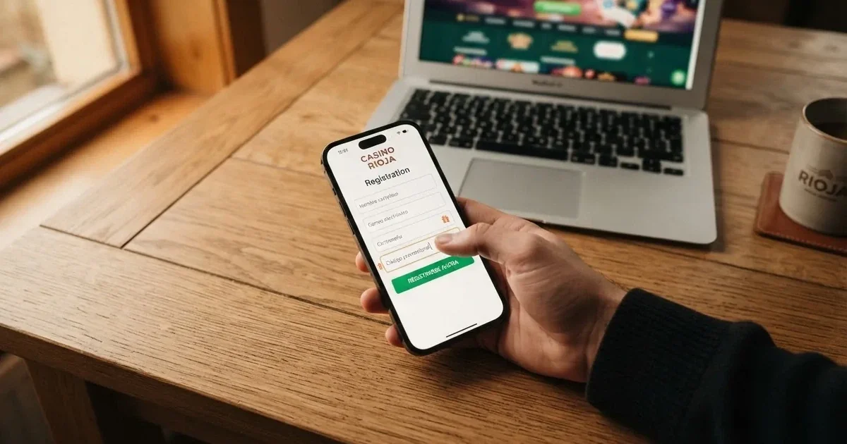 Pantalla de registro de un casino online español con el campo de código promocional visible