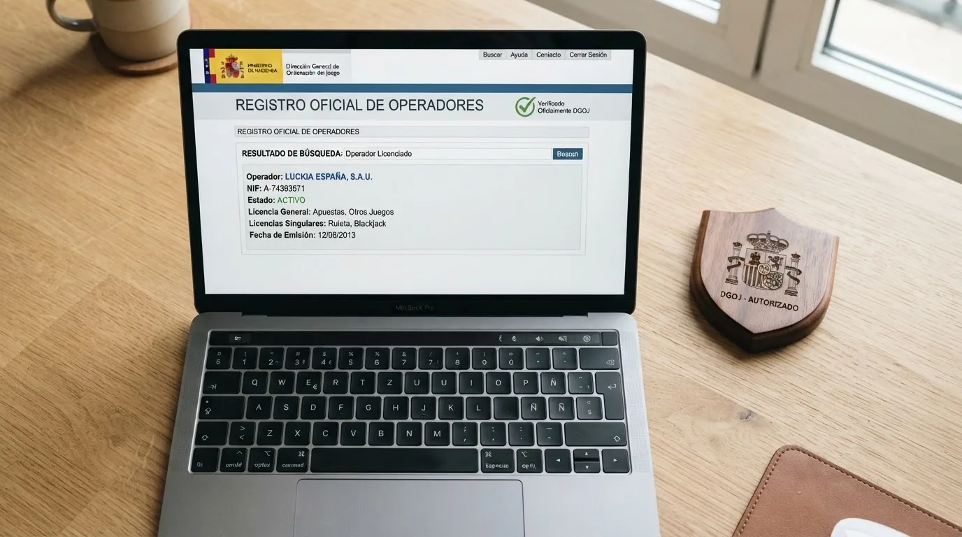 Documento oficial de licencia de juego sobre un teclado con la bandera de la UE